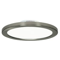 SATCO Products 1.00 inches Inc Satco S9686 Contemporary Modern LED Flush Mount in White Finish